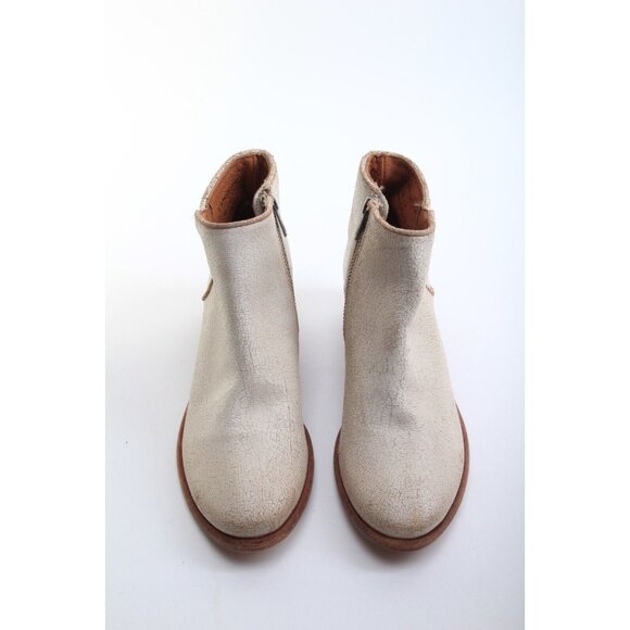 FRYE Carson Piping Bootie zip Up ankle boots leather womens shoes sz 6 B - Picture 2 of 15